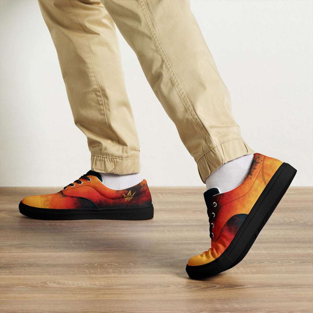 Flame Gradient Canvas Sneakers
