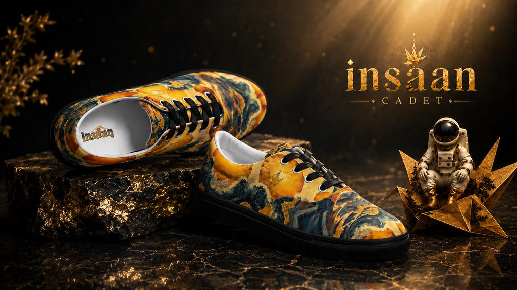 Sunset Wave Canvas Sneakers