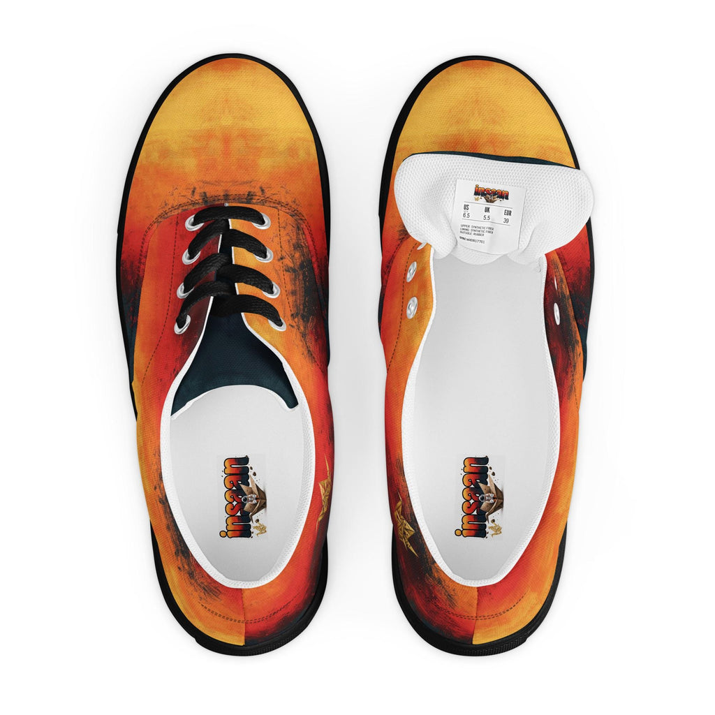 Flame Gradient Canvas Sneakers
