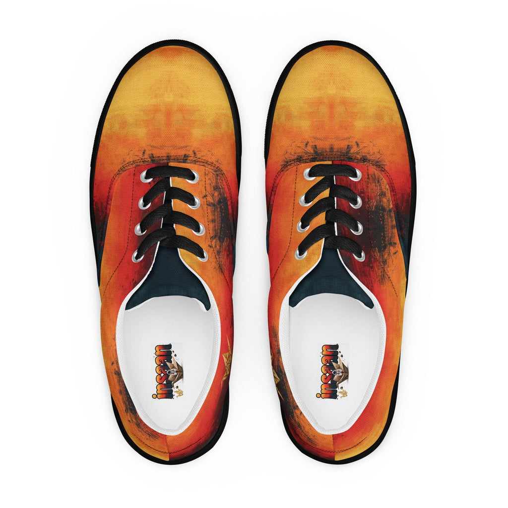 Flame Gradient Canvas Sneakers