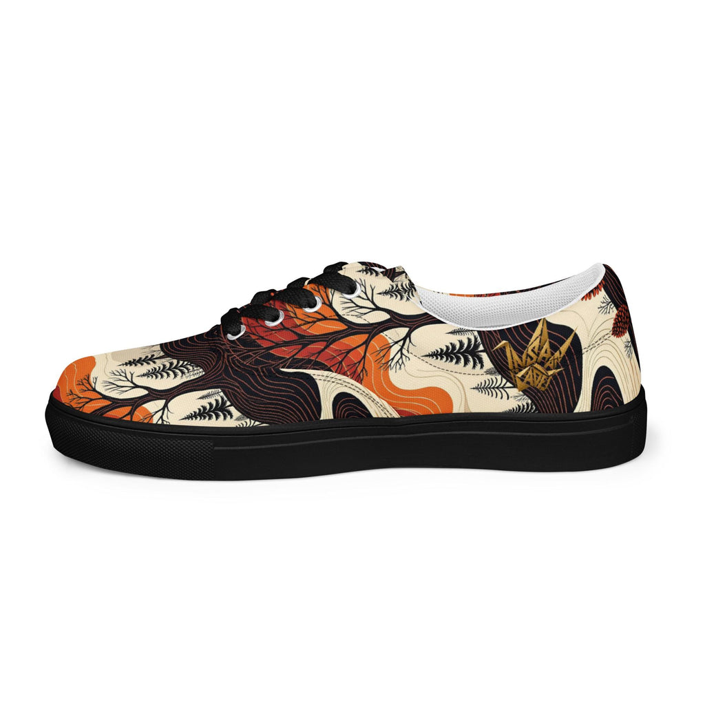 Crane 03 - Forest Sunset Canvas Sneakers