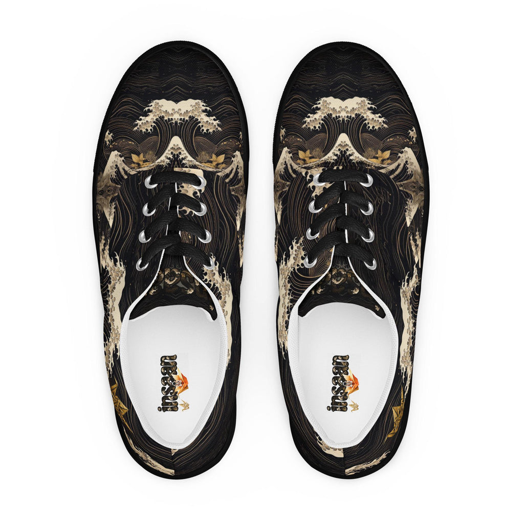 Great Wave Canvas Sneakers - Ukiyo-e Art