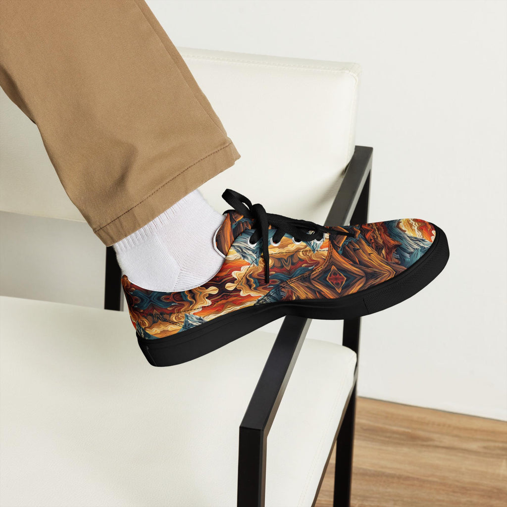 Psychedelic Swirl Canvas Sneakers