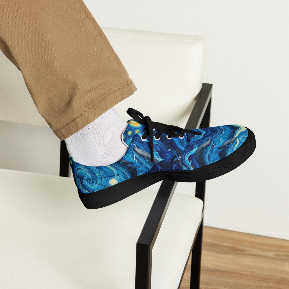 Starry Night Canvas Sneakers - Van Gogh