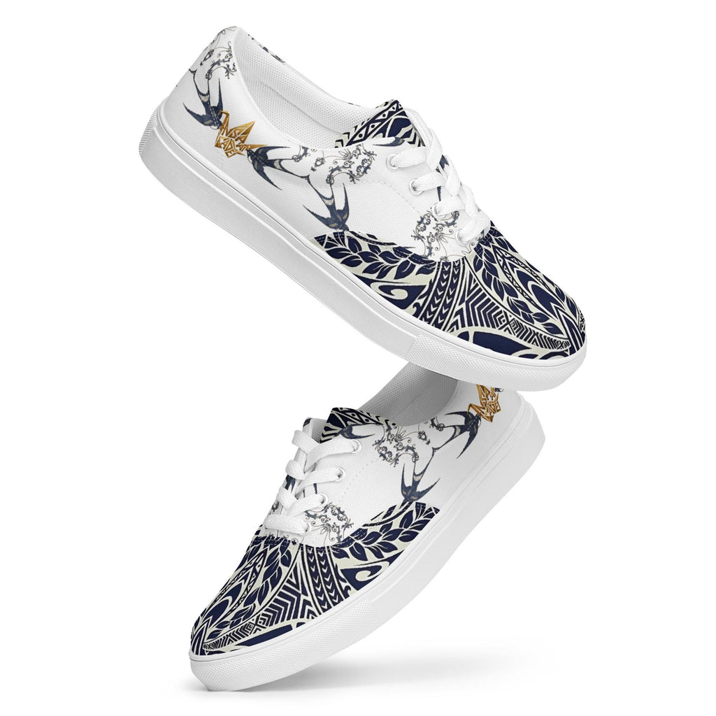 Crane 01 - Origami Bird Canvas Sneakers