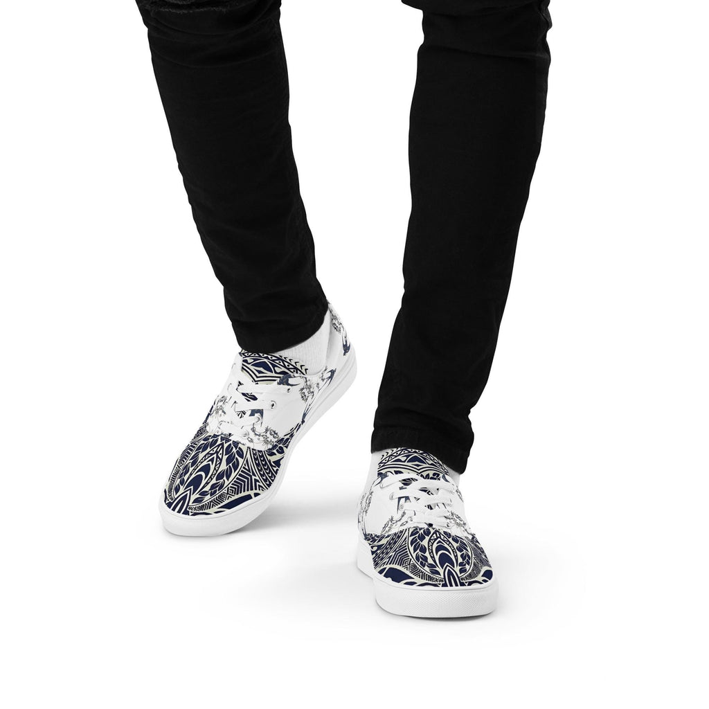 Crane 01 - Origami Bird Canvas Sneakers
