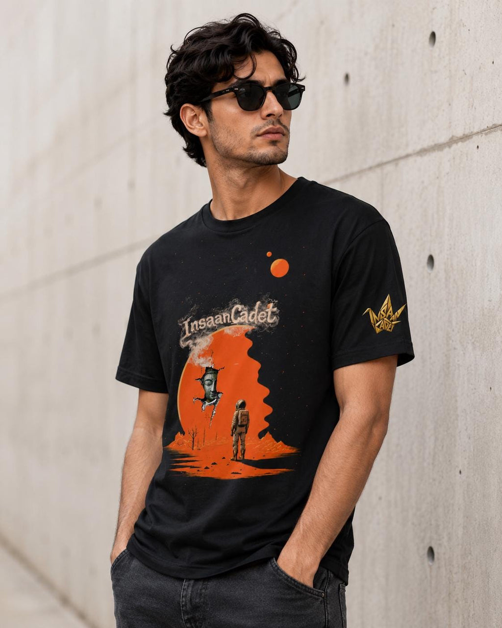 Mars Astronaut Sunset Tee