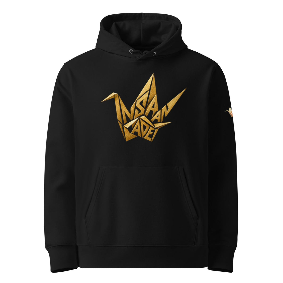 Gold Origami Crane Hoodie