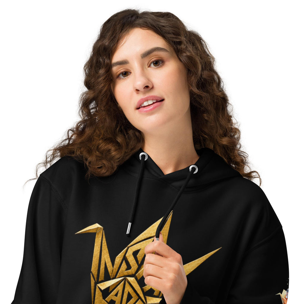 Gold Origami Crane Hoodie