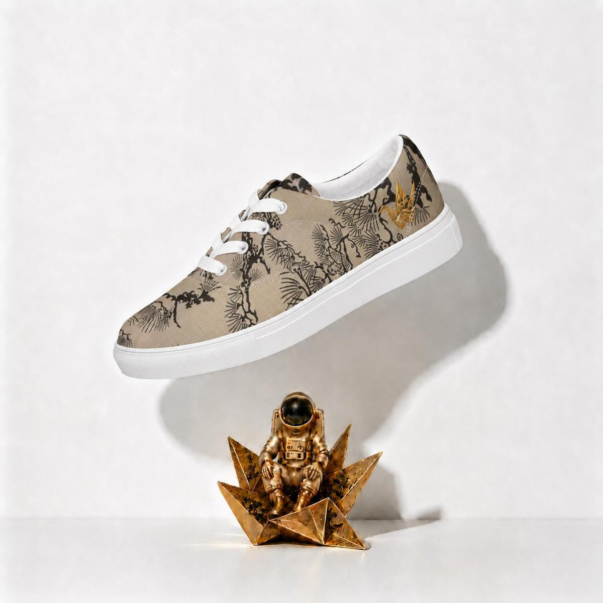 Sumi-e Pine Canvas Sneakers