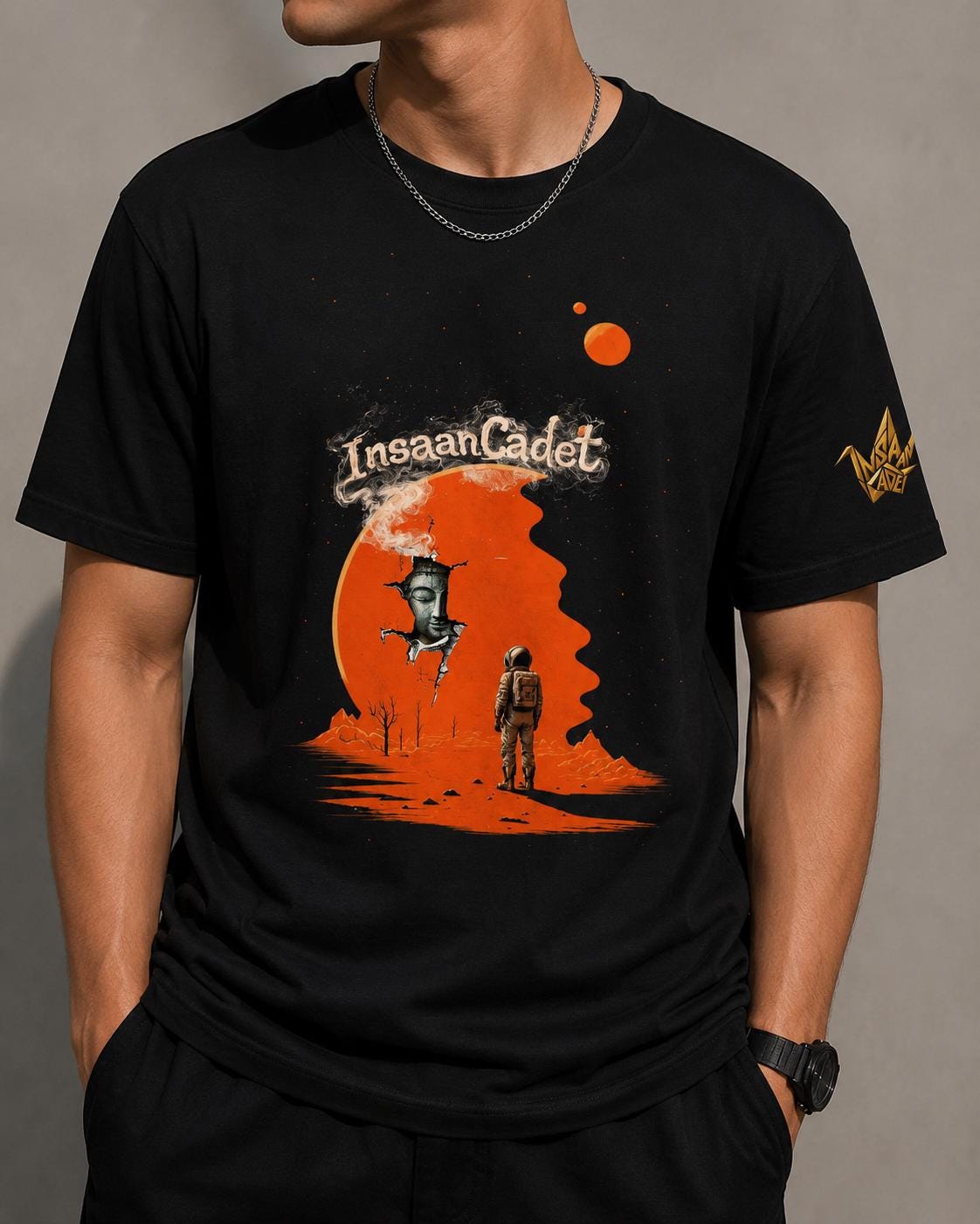 Mars Astronaut Sunset Tee