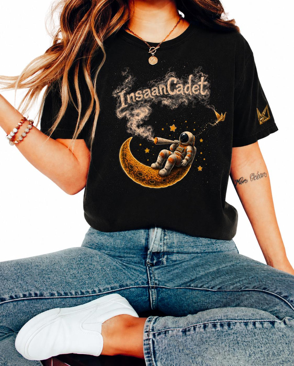 Astronaut on the Moon Tee