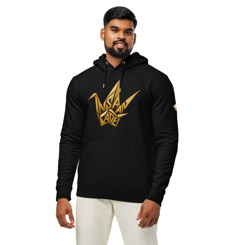 Gold Origami Crane Hoodie