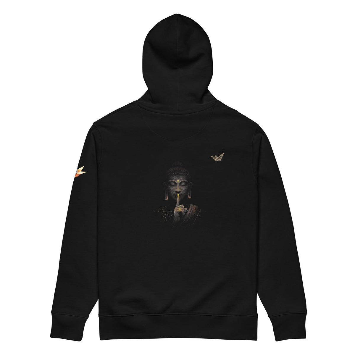 Gold Origami Crane Hoodie