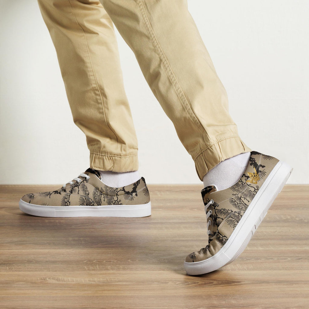 Sumi-e Pine Canvas Sneakers