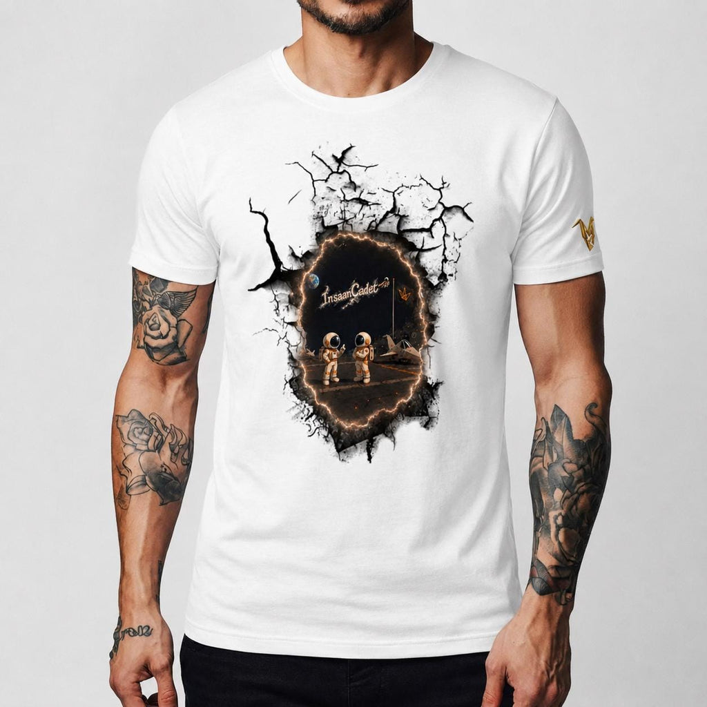 Astronaut Origami Graphic Tee