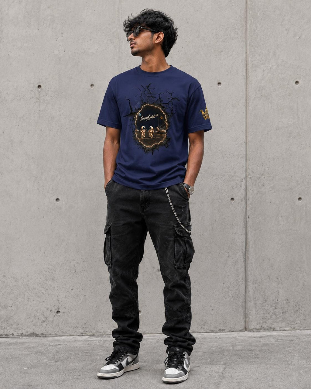 Astronaut Origami Graphic Tee